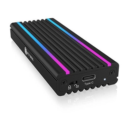 Raidsonic ICY BOX IB-1824ML-C31 USB Type-C Enclosure for M.2 NVMe SSD - RGB illuminated Raidsonic ICY BOX IB-1824ML-C31 USB Type-C Enclosure for M.2 NVMe SSD - RGB illuminated