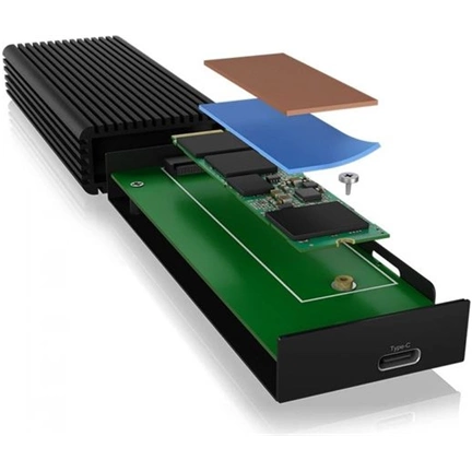 Raidsonic ICY BOX IB-1916M-C32 External Type-C enclosure for M.2 NVMe SSD USB 3.2 Raidsonic ICY BOX IB-1916M-C32 External Type-C enclosure for M.2 NVMe SSD USB 3.2