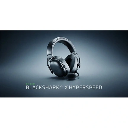 Razer BlackShark V3 X HyperSpeed headset játékhoz - 2,4GHz + BT + USB, fekete
