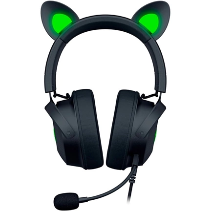 Razer Kraken Kitty V2 Pro, Gaming Wired Headset, Razer Chroma RGB, Stream Reactive Lighting, Docked Mode, 50 mm audio dr