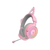 Razer Kraken Kitty V3 Pro headset játékhoz, vezeték nélküli, Quartz