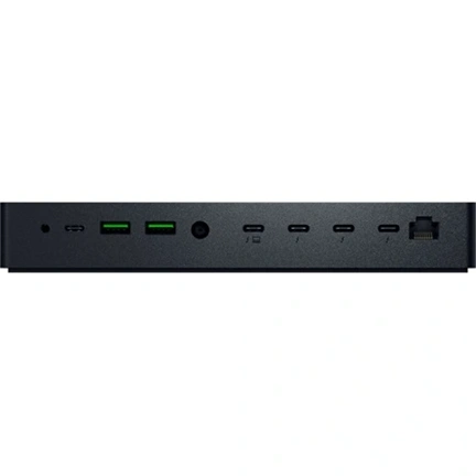 Razer Thunderbolt 5 Dock Chroma - 11 port, M.2 foglalat, 3 db 4K 144Hz monitor támogatása, PD 140W, fekete