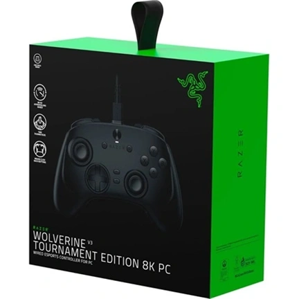 Razer Wolverine V3 Pro Tournament Edition 8K PC játékvezérlő, fekete