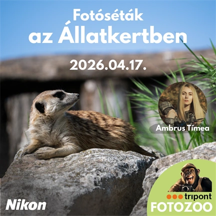 Részvételi jegy - Fotóséta az Állatkertben Ambrus Tímeával - 2026. április 17. - BETELT!