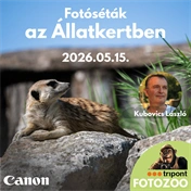 Részvételi jegy - Fotóséta az Állatkertben Kubovics Lászlóval - 2026. május 15. - BETELT!