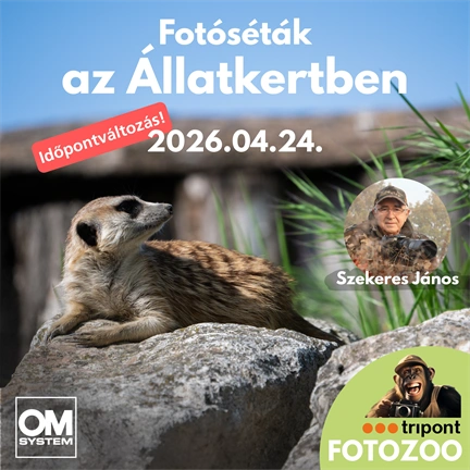 Részvételi jegy - Fotóséta az Állatkertben Szekeres Jánossal - 2026. április 24.