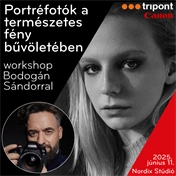 Részvételi jegy - Portréfotózás a természetes fény bűvöletében, Bodogán Sándorral (2025. június 11.) Részvételi jegy - Portréfotózás a természetes fény bűvöletében, Bodogán Sándorral (2025. június 11.)
