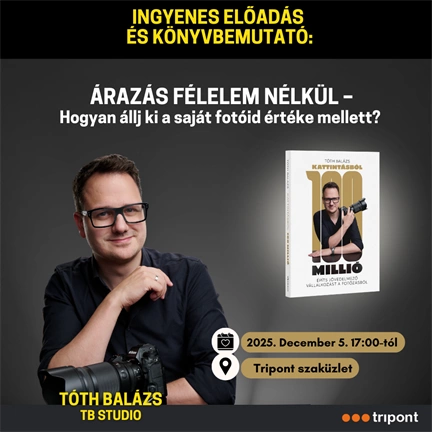 Részvételi jegy - Tóth Balázs előadás és könyvbemutató - 2025.12.05.