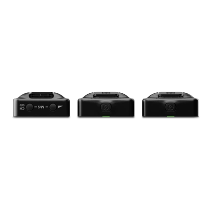 Rode Wireless GO GEN3 kompakt két csatornás digitális vezeték nélküli mikrofon rendszer adóba épített mikrofonnal, black Rode Wireless GO GEN3 kompakt két csatornás digitális vezeték nélküli mikrofon rendszer adóba épített mikrofonnal, black