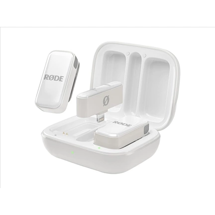 Rode Wireless Micro mikrofon - vezeték nélküli, mobil, 2xTX 1xRX, Lightning, fehér