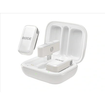 Rode Wireless Micro mikrofon - vezeték nélküli, mobil, 2xTX 1xRX, USB-C, fehér