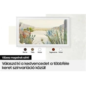 SAMSUNG 50" The Frame TV keret modern fehér