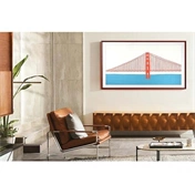 SAMSUNG 50" The Frame TV keret modern fehér