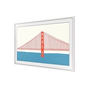 SAMSUNG 50" The Frame TV keret modern fehér