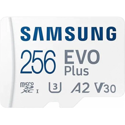 SAMSUNG EVO Plus 2021 microSDXC 256GB + adapter