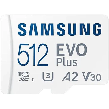 SAMSUNG EVO Plus 2021 microSDXC 512GB + adapter