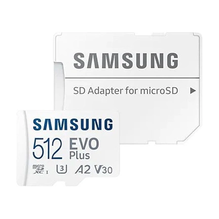 SAMSUNG EVO Plus 2021 microSDXC 512GB + adapter