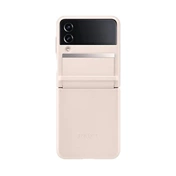 SAMSUNG Galaxy Z Flip4 kihajtható bőrtok rózsaszín