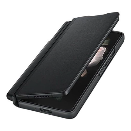 SAMSUNG Galaxy Z Fold3 kihajtható tok S Pennel - fekete