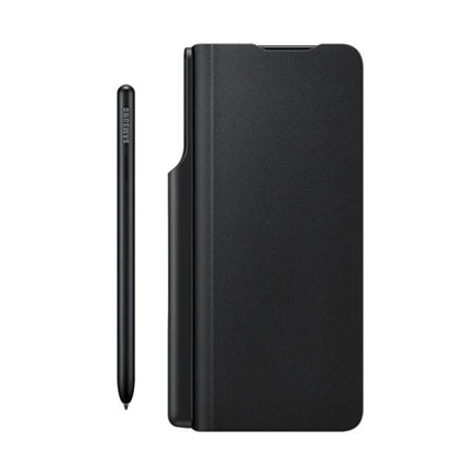 SAMSUNG Galaxy Z Fold3 kihajtható tok S Pennel - fekete