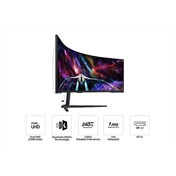 SAMSUNG LS57CG952NUXEN Odyssey G9 57inch DWQHD VA 32:9 420cd/m2 2500:1 1ms 240Hz Black SAMSUNG LS57CG952NUXEN Odyssey G9 57inch DWQHD VA 32:9 420cd/m2 2500:1 1ms 240Hz Black