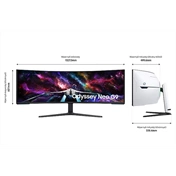 SAMSUNG LS57CG952NUXEN Odyssey G9 57inch DWQHD VA 32:9 420cd/m2 2500:1 1ms 240Hz Black SAMSUNG LS57CG952NUXEN Odyssey G9 57inch DWQHD VA 32:9 420cd/m2 2500:1 1ms 240Hz Black