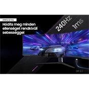 SAMSUNG LS57CG952NUXEN Odyssey G9 57inch DWQHD VA 32:9 420cd/m2 2500:1 1ms 240Hz Black SAMSUNG LS57CG952NUXEN Odyssey G9 57inch DWQHD VA 32:9 420cd/m2 2500:1 1ms 240Hz Black