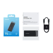 SAMSUNG Portable SSD T5 EVO 4TB USB 3.2 Gen 1 black