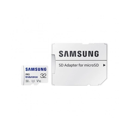 SAMSUNG Pro Endurance microSDHC UHS-I U3 V30 32GB + adapter