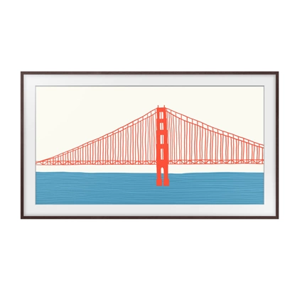 Samsung 50" The Frame (LS03A/LS03B/LS03D) keret – modern barna