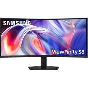 SAMSUNG ViewFinity S8 LS40H850TAUXEN 40" Ívelt WUHD 144 Hz 21:9 FreeSync VA LED USB-C 140W