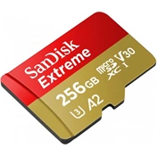 SANDISK Extreme MicroSDXC 256GB UHS-I CL10 U3 V30 A2