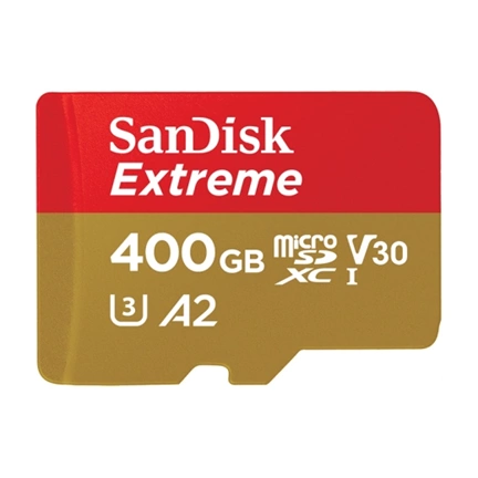 SANDISK Extreme MicroSDXC 400GNBUHS-I CL10 U3 V30 A2