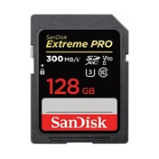 SANDISK Extreme PRO SDXC 128GB UHS-II 300MB/s CL10, U3, V90 (121506)