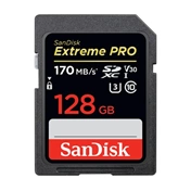SANDISK Extreme PRO SDXC 128GB UHS-I 170MB/s C10, U3, V30