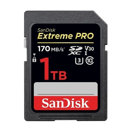 SANDISK Extreme PRO SDXC 1TB UHS-I 170MB/s C10, U3,
