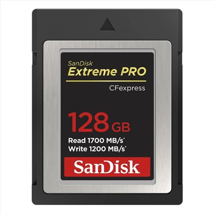 SANDISK Extreme Pro CFEXPRESS 128 GB,1700/1200 MB/s