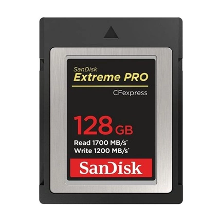SANDISK Extreme Pro CFEXPRESS 128 GB Type B 1700/1200 MB/s (186485)