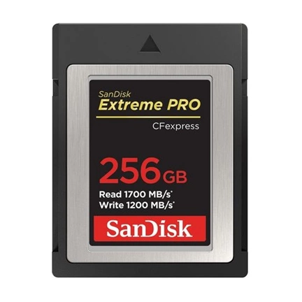 SANDISK Extreme Pro CFEXPRESS 256 GB Type B 1700/1200 MB/s