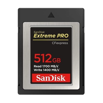SANDISK Extreme Pro CFEXPRESS 512 GB Type B 1700/1200 MB/s (183595)