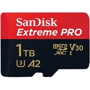 SANDISK Extreme Pro MicroSDXC 1TB UHS-I CL10 U3 V30 A2
