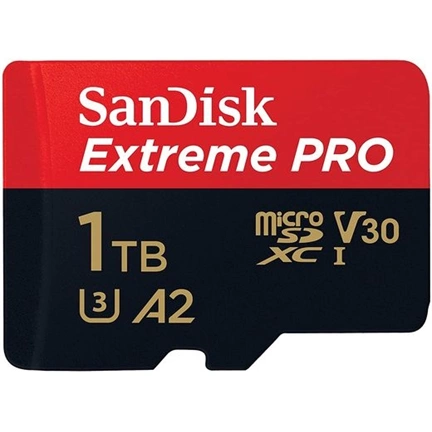 SANDISK Extreme Pro MicroSDXC 1TB UHS-I CL10 U3 V30 A2