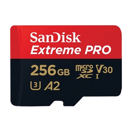 SANDISK Extreme Pro MicroSDXC 256GB UHS-I CL10 U3 V30 A2