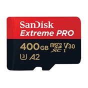 SANDISK Extreme Pro MicroSDXC 400GB UHS-I CL10 U3 V30 A2
