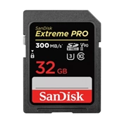 SANDISK Extreme Pro SDHC UHS-II U3 V90 300/260MB/s 32GB