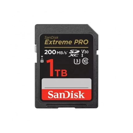 SANDISK Extreme Pro SDXC 200/140MB/s UHS-I U3 V30 1TB (121599)