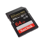 SANDISK Extreme Pro SDXC 200/90MB/s UHS-I U3 V30 64GB (121595)