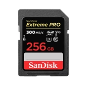 SANDISK Extreme Pro SDXC UHS-II U3 V90 300/260MB/s 256GB (215414)
