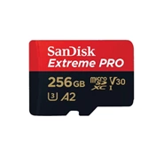 SANDISK Extreme Pro microSDXC 200/140MB/s A2 C10 V30 UHS-I U3 256GB