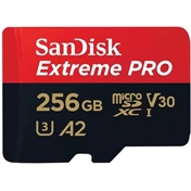 SANDISK Extreme Pro microSDXC 200/140MB/s A2 C10 V30 UHS-I U3 256GB + adapter (214505) SANDISK Extreme Pro microSDXC 200/140MB/s A2 C10 V30 UHS-I U3 256GB + adapter (214505)